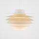 White verona lamp by svend middelboe for nordisk solar
