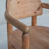 Pine Mid-Century Arm Dining Chairs attr. to Rainer Daumiller (8)