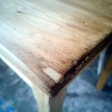 Restored old farm table