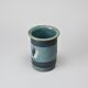 Small glazed ceramic pot by Menelika pottery, circa 1950.