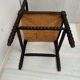 Corner chair wood turned vintage years 50-60