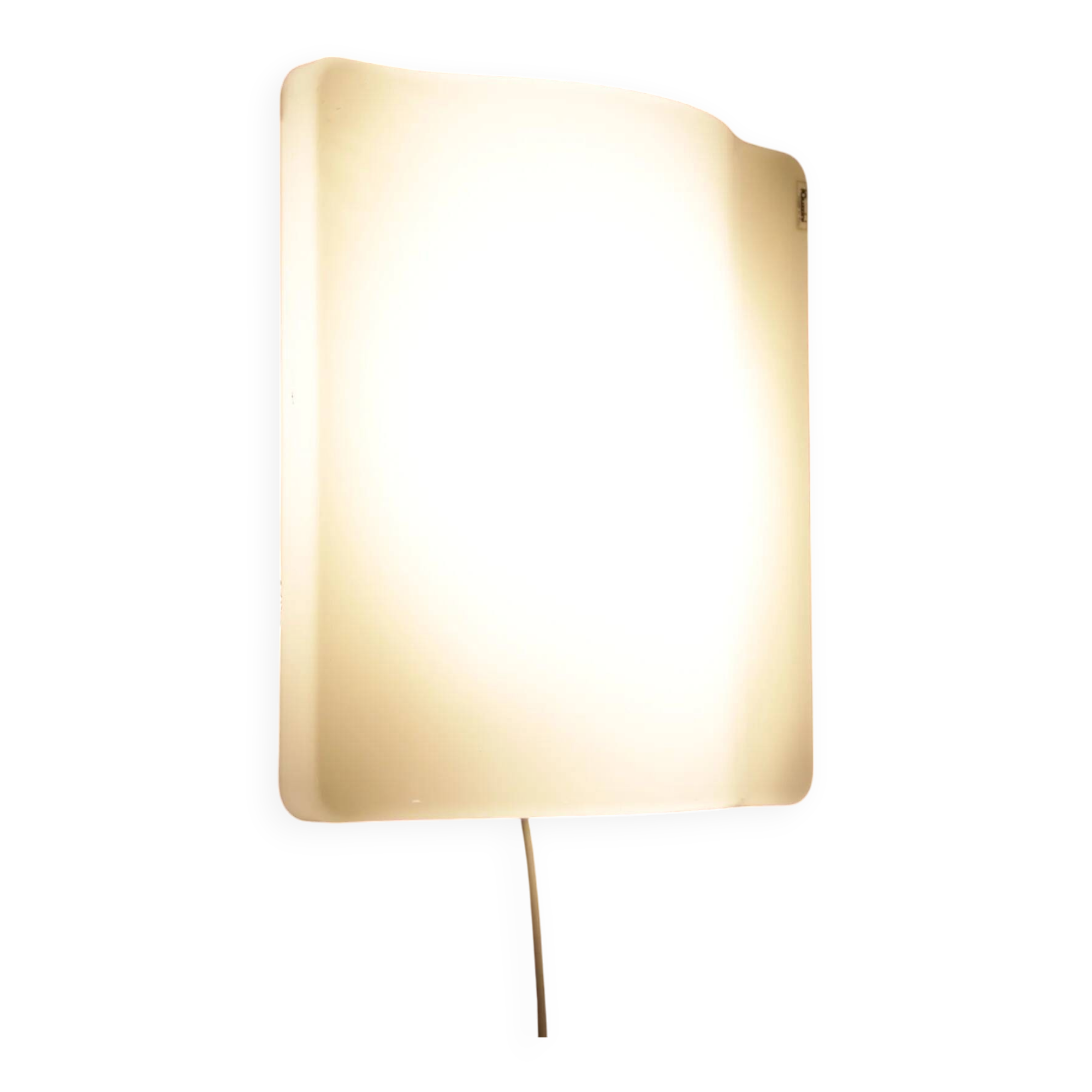 1970s “Wave” wall lamp by iGuzzini, Italy