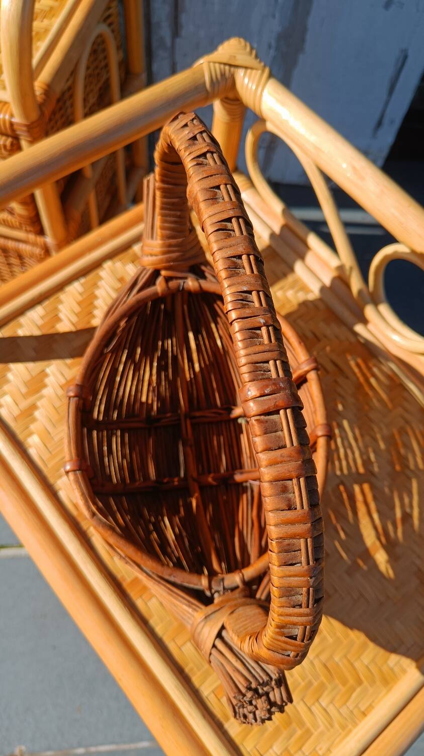 Old basket for fruits