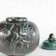 Large Art Deco Green Lidded Jar by Anna-Lisa Thomson for Upsala-Ekeby, 1930's