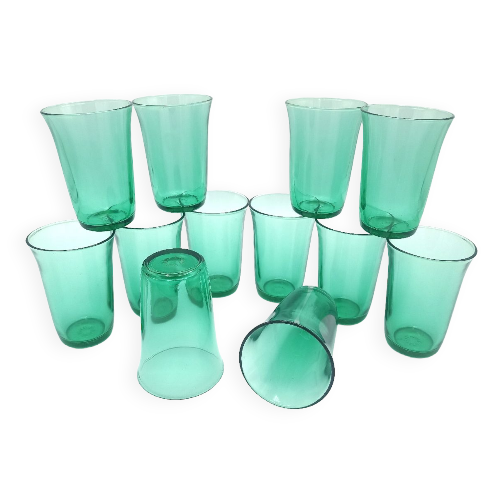 12 “Huile Lesieur” glasses