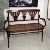 Bent wood bench