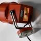 Orange spotlight "Unispot" by Bent Boysen for Louis Poulsen. Denmark 1970s