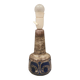 Ceramic table lamp in Grey/Blue crackled glaze, made by Michael Andersen Denmark