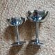 2 stainless steel ice cream cups