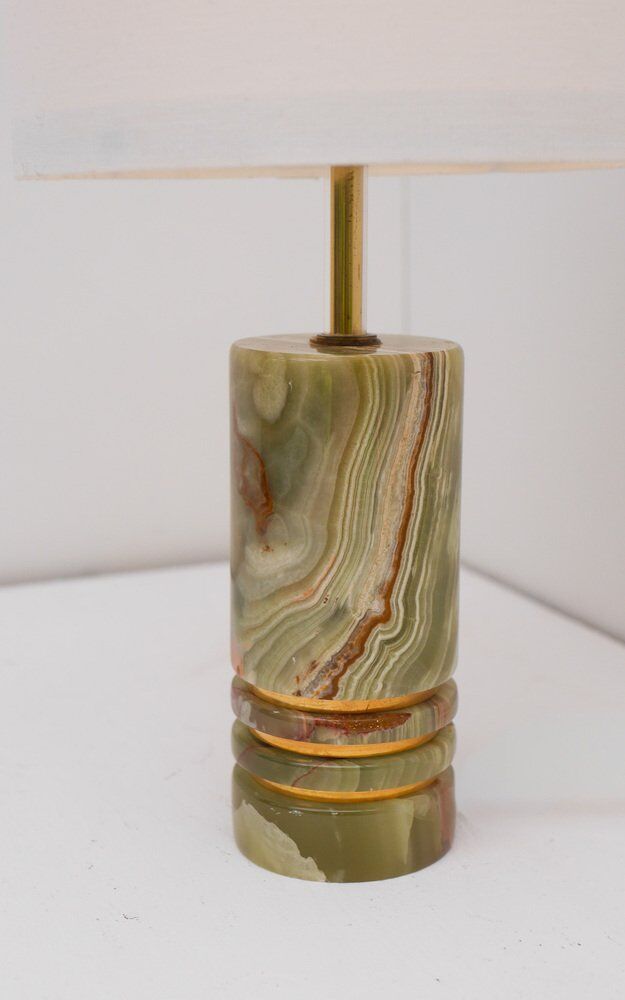 Mid-century modern Italian brass table lamp, 1970s