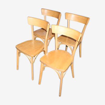 Lot de quatre chaises bistrot