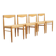 4 x dining chair | Bramin | H.W. Klein | Soaped oak | Restored