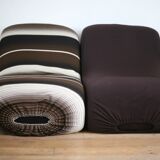 Pair of armchairs model canapouf by Pierre Cardin, Racine edition, France circa 1975