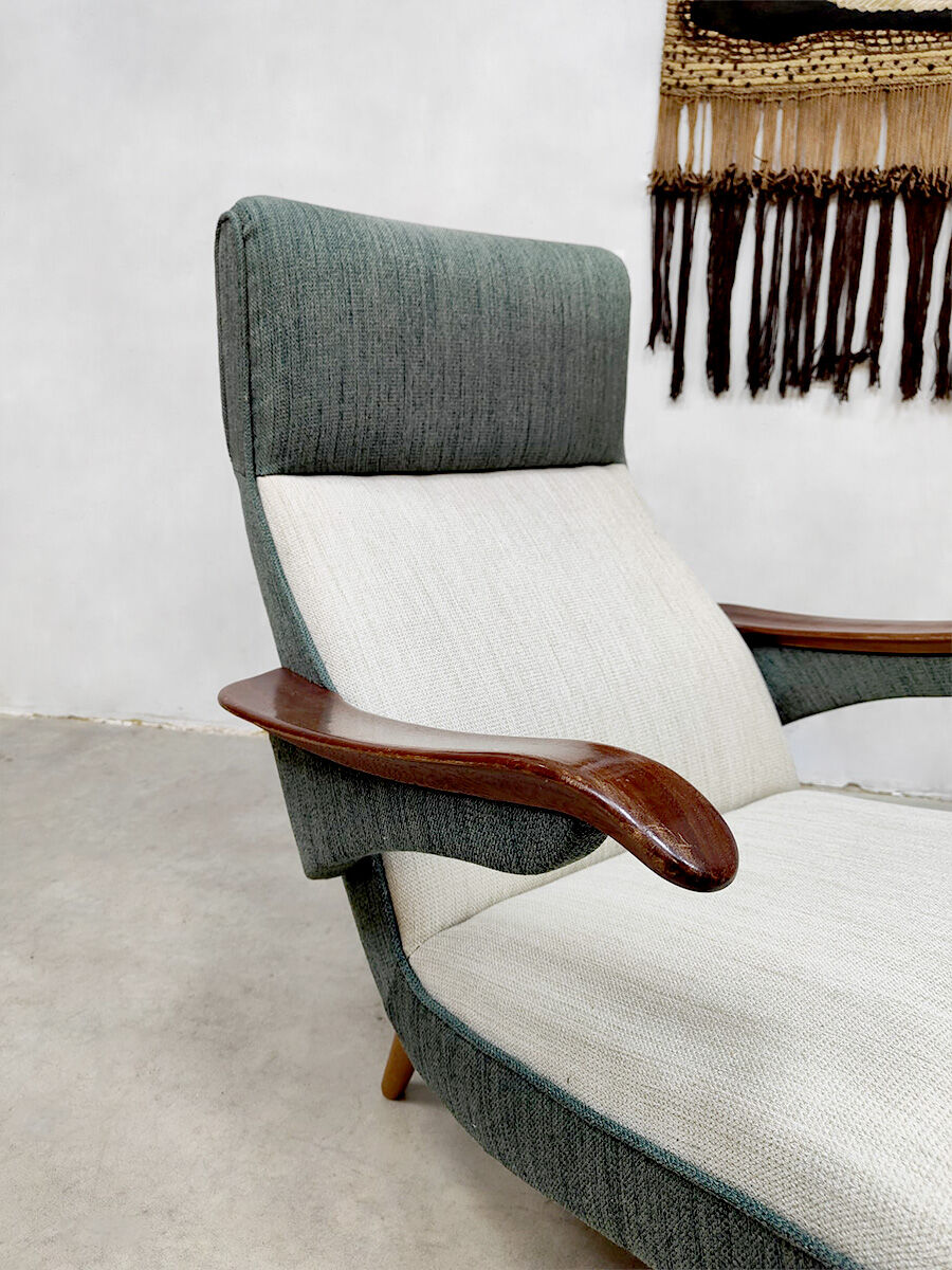 Scandinavian modern design armchair 'Duo tone'