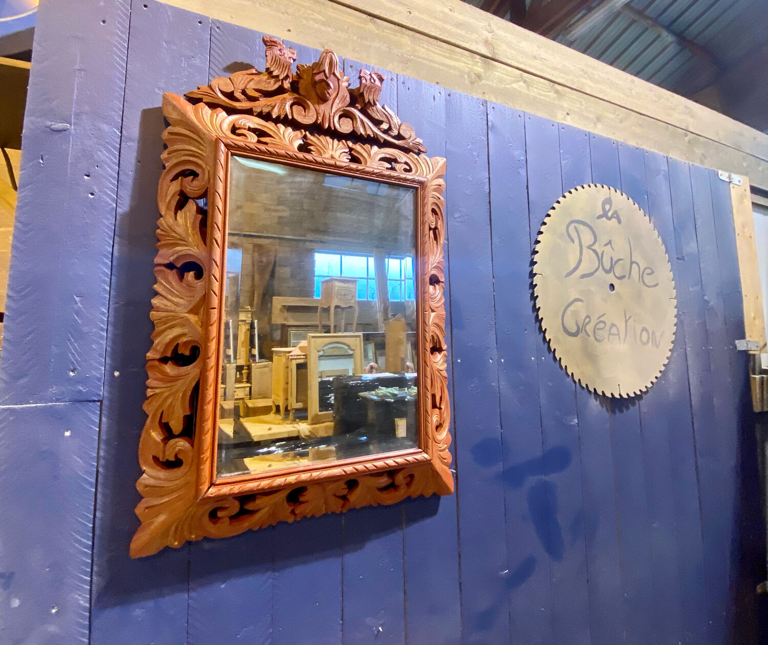 Flamingo mirror 100x65