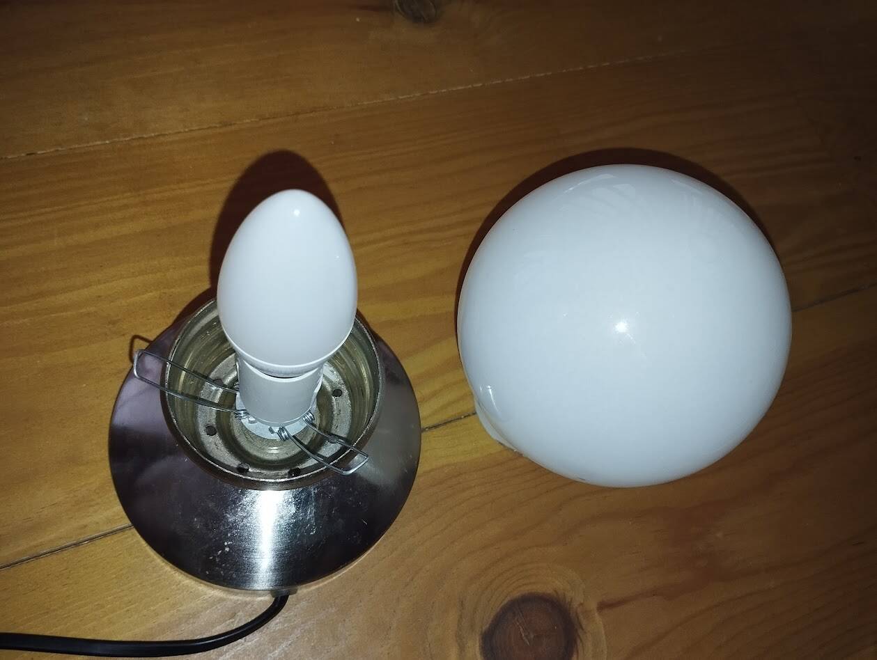 Vintage Pop Art desk lamp, designer table lamp