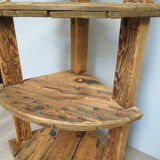 Rustic coniferous wood notch