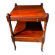 Antique mahogany rolling trolley
