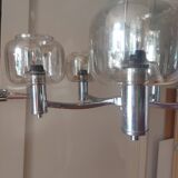 Pendant lamp, the vintage ustre 70's delmas