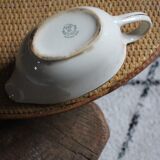 Ecru and gold earthenware sauce boat by Villeroy & Boch