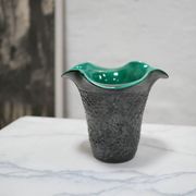 Vase corolle vintage en céramique