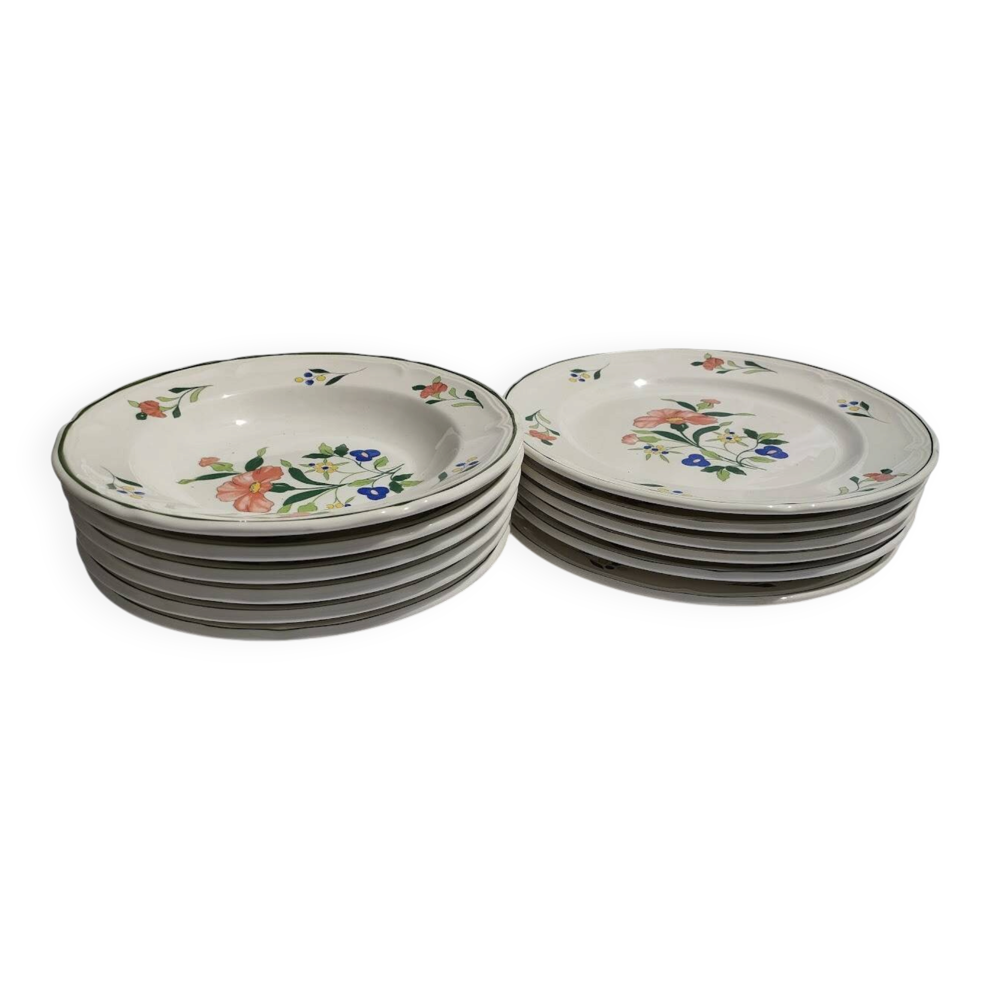 Vintage table service Ceramica Quadrifoglio
