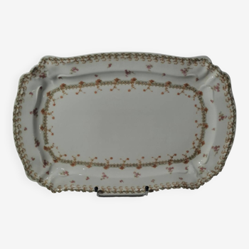 Rectangular porcelain dish Haviland and Co