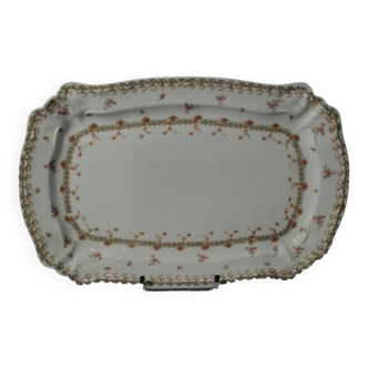 Rectangular porcelain dish Haviland and Co