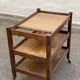 Dessert trolley with wheels and removable tray 66cm