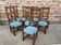 8 vintage Spanish renaissance chairs