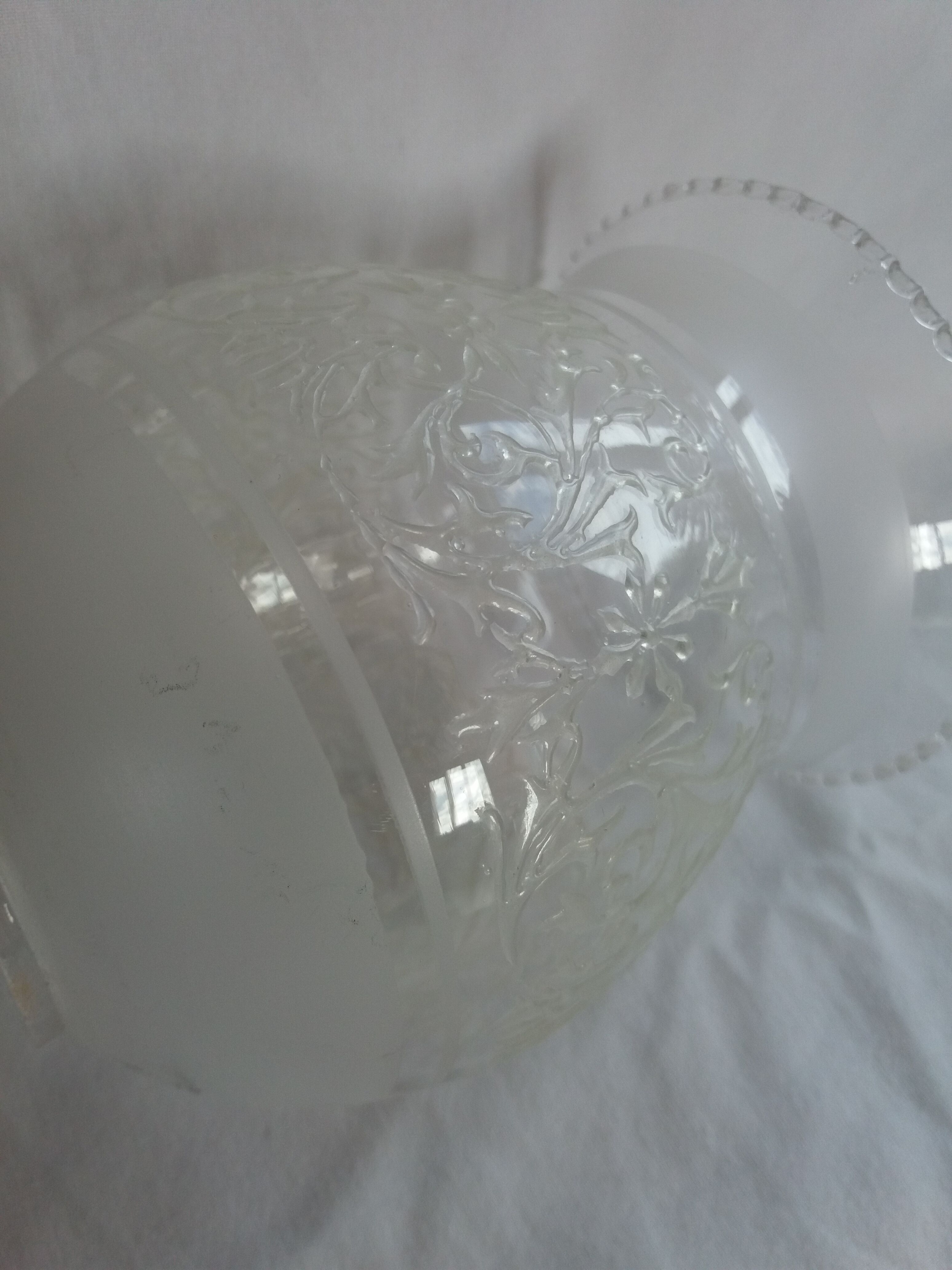 Tulip lampshade blown glass wall lamp