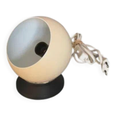 Abo Randers Eye Ball lamp by Jørgen Berthel, cream, Denmark, 1960s