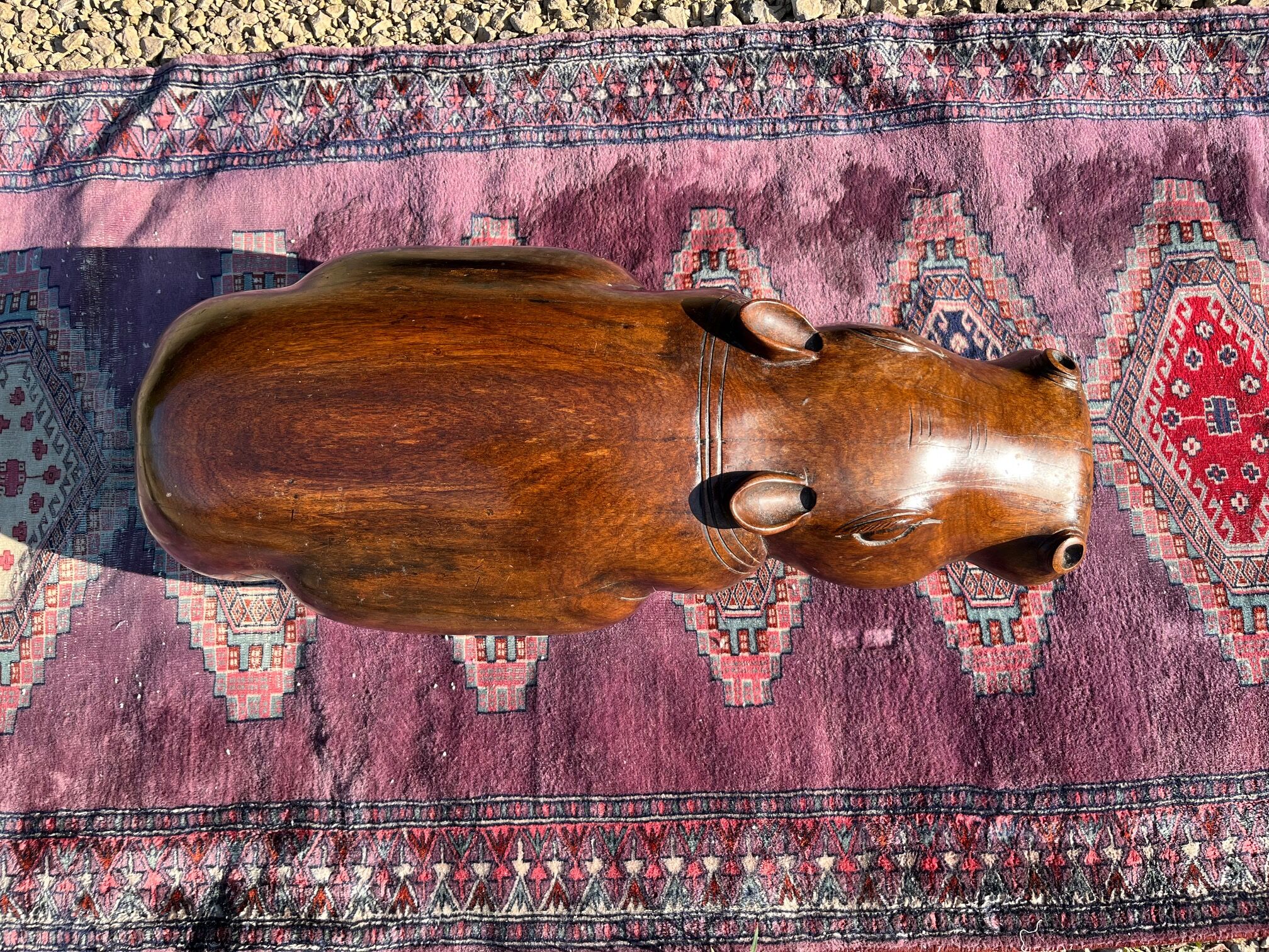 Hippopotamus bench 1950