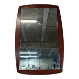 Scandinavian teak mirror