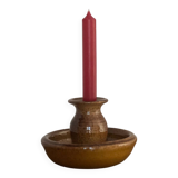 Vintage signed candle holder