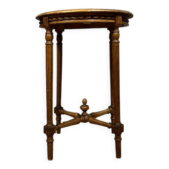 Louis XVI style pedestal table in walnut circa 1880-1900