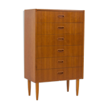 Commode en teck des années 60