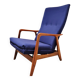 Fauteuil lounge inclinable à dossier haut "Rock Siësta" par A. Relling et T. Bekken Arnestad Bruk, Norvège 1957