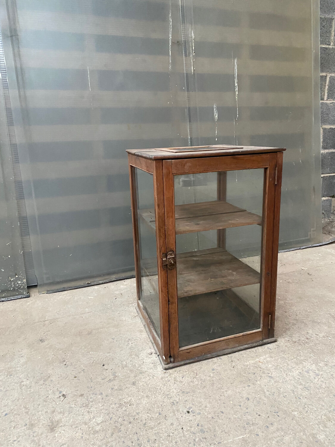 Antique counter display case