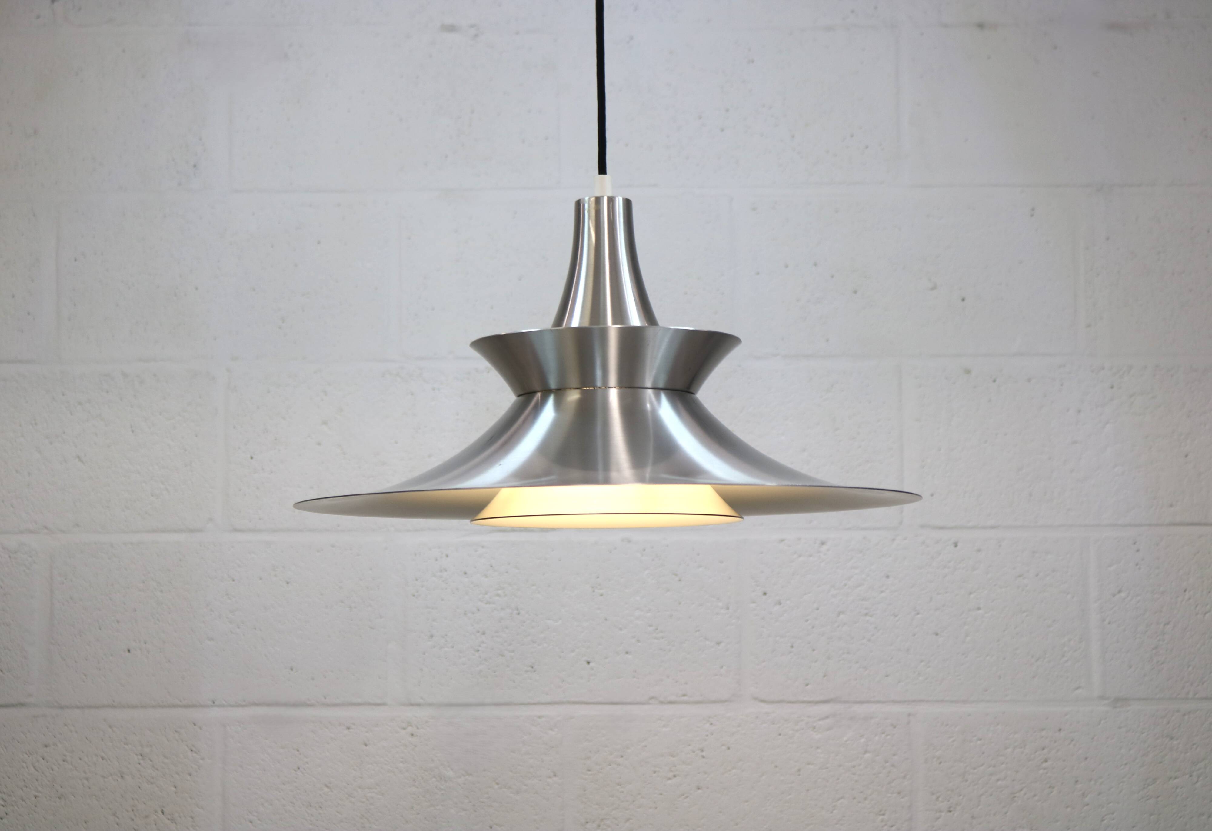 DANISH metallic pendant Lamp | 1970s Lamp | Scandinavian design | Midmod