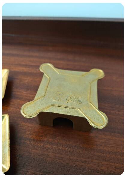 Vintage FAL brass ashtray set