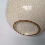 Cracked ceramic ball vase