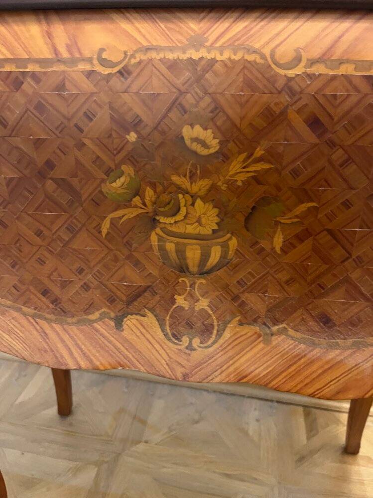 Rosewood marquetry secretary