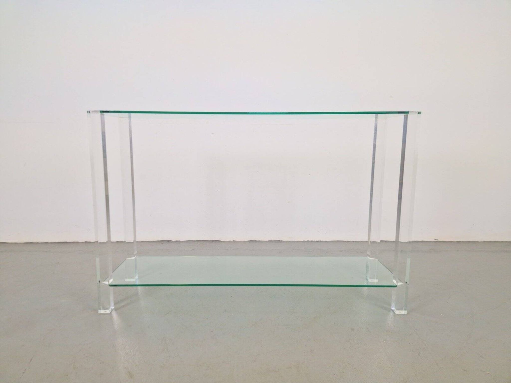 Glass and Acrylic The Hague Console Table from Bor Design, 1990s