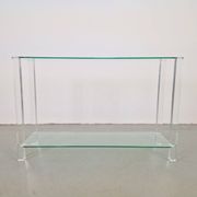 Glass and Acrylic The Hague Console Table from Bor Design, 1990s