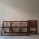 Set de 4 chaises pliantes par Aldo Jacober pour Alberti Bazzani, 1970
