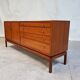Vtg Mid Century 60s Tola Teak Sideboard Danish Italian Design Retro