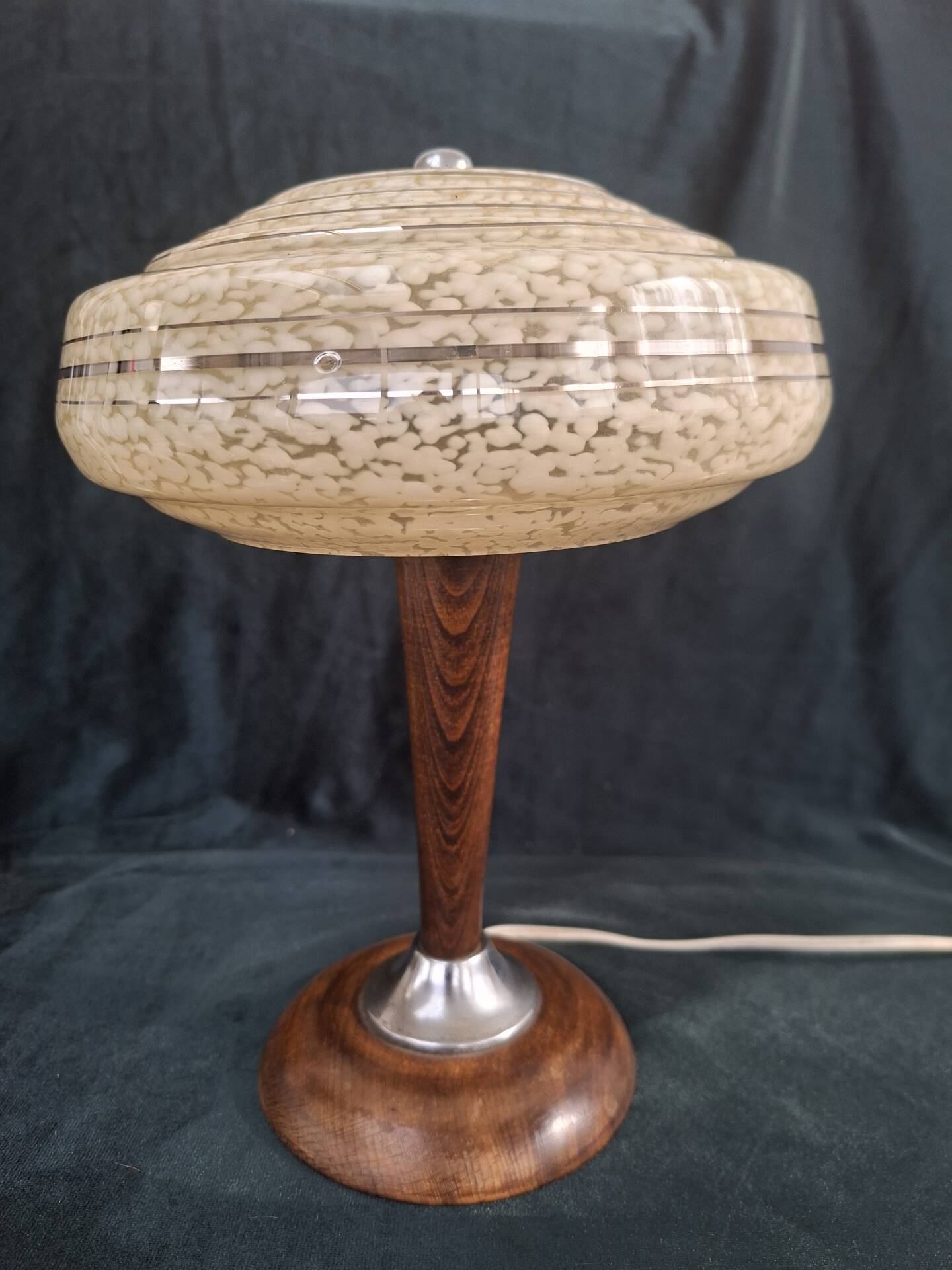 Lampe de table vintage style Art Déco