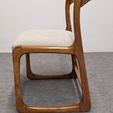 Set of 4 Baumann sled chairs, France circa 1970.