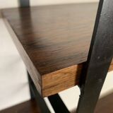 Vintage wall-mounted bookcase shelves in Rio rosewood